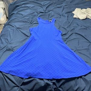 Blue Polka Dot Dress